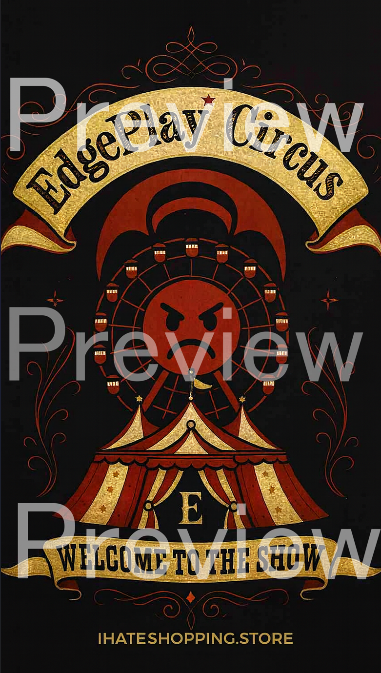 Creepy circus art wallpaper for phone